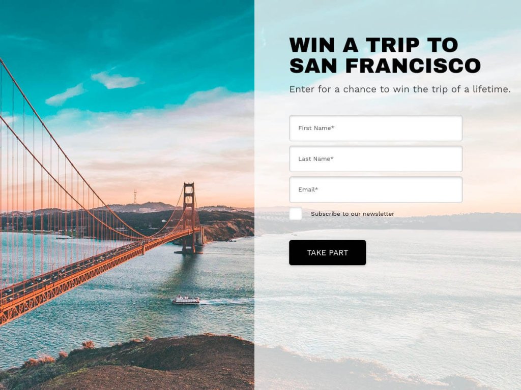 trip to san francisco template.