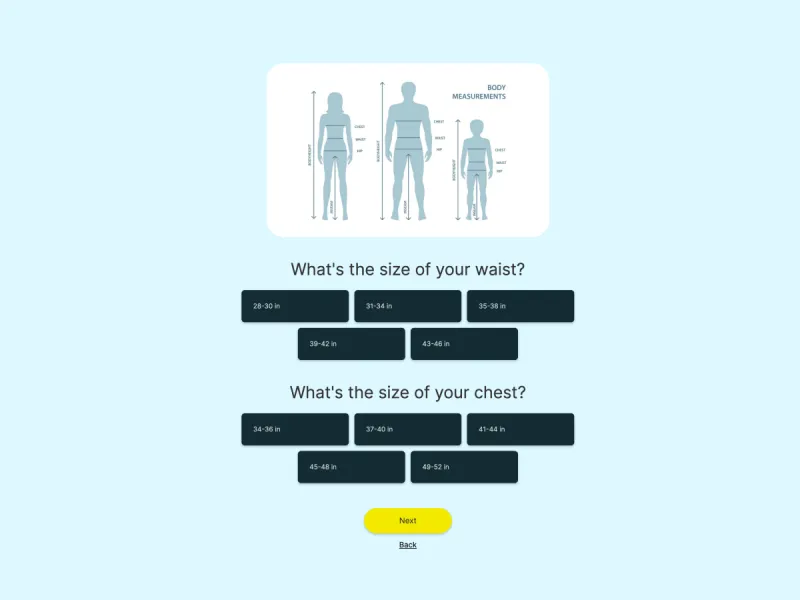 Your Clothing Size Calculator involve.me